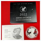 2022-W American Eagle 1 oz .999 Fine Silver Round