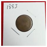 1883 Indian Head One Cent Penny