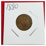 1880 Indian Head One Cent Penny