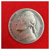 1944 Wartime 35% Silver Jefferson Nickel