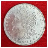 1921 Morgan Silver $1 Dollar Coin