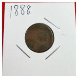 1888 Indian Head One Cent Penny
