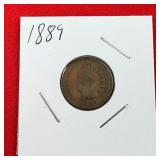 1889 Indian Head One Cent Penny