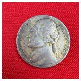 1943 Wartime 35% Silver Jefferson Nickel