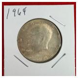 1964 Kennedy 90% Silver Half Dollar