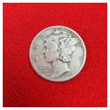 1941 Mercury 90% Silver Dime