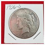1926-S Peace 90% Silver $1 Dollar