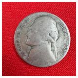 1942 Wartime 35% Silver Jefferson Nickel