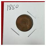 1880 Indian Head One Cent Penny