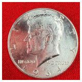1964 Kennedy 90% Silver Half Dollar