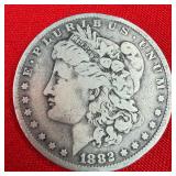 1882-O New Orleans Mint Morgan 90% Silver Dollar