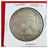 1923-S Peace 90% Silver $1 Dollar