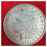 1921 Morgan Silver $1 Dollar