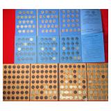 3 Partial Jefferson Nickel Coin Books Some Silver