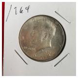 1964 Kennedy 90% Silver Half Dollar
