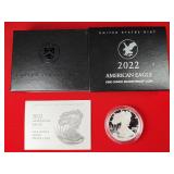 2022-S American Eagle 1 oz .999 Fine Silver Coin