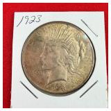 1923 Peace 90% Silver $1 Dollar
