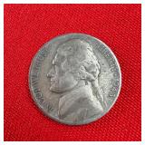 1943 Wartime 35% Silver Jefferson Nickel