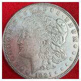 1921 Morgan Silver $1 Dollar