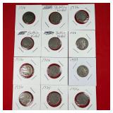 12 - Buffalo Nickels