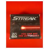 20 Rounds Streak Red Visual 9mm Ammo