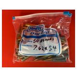 50 Rounds of 7.62x54MM Steel Case Ammo