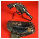 PIC .22 Short Revolver W/ Leather Holster