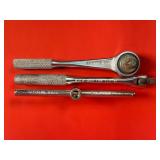 Williams 1/4' Drive Breaker Bars & Ratchet