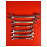 6 - Craftsman SAE 1/4' - 3/4' Combo Wrenches