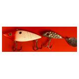 2- Vintage Swim Bait Fishing Lures 1 - Lil' George