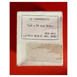 15 Rounds of 7.62x54MM Ball Ammo