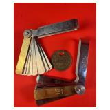 Lot of Leaf Guages & Spark Plug Gappers