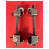 Pair of Automotive Suspension Coil Compressors
