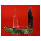 Frost Cutlery Green Bone Lock Back Knife