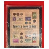 'America Goes To War' Coins & Stamps (Some Silver)