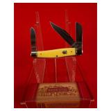 Rough Ryder Yellow Stockman Knife