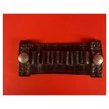 Black Leather Rifle Cartridge Belt Slide