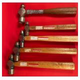 5 Ball-Peen Hammers