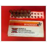 11 Rounds of Winchester Super-X .30-30 Ammo