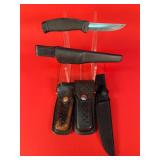 Fixed Blade Knife W Sheaths