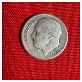 1950 90% Silver Roosevelt Dime