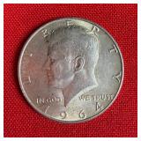 1964 90% Silver Kennedy Half Dollar