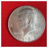 1964 90% Silver Kennedy Half Dollar