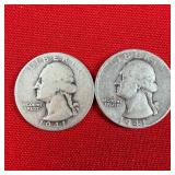 1941-S 90% Silver Washington Quarter