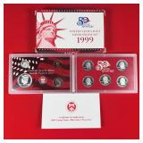 1999 United States Mint Silver Proof Set