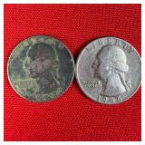 1966 & 1967 Washington Quarters