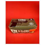 50 Rounds FN GUNR 5.7x28MM FMJ Ammo