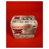 25 Rounds Winchester 20 Ga 2 3/4' #6 Shotshells
