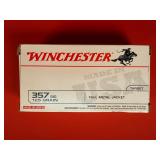 50 Rounds of Winchester .357 Sig FMJ Ammo