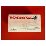 100 Rounds of Winchester .40 S&W FMJ Ammo